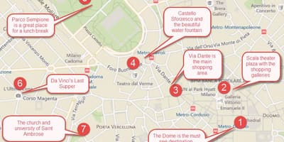 Kat jeyografik nan dènye soupe a milan
