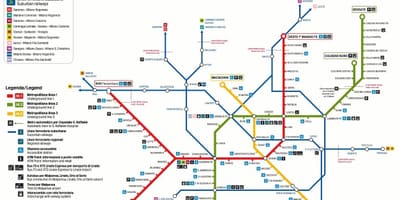 Milan transpò kat jeyografik